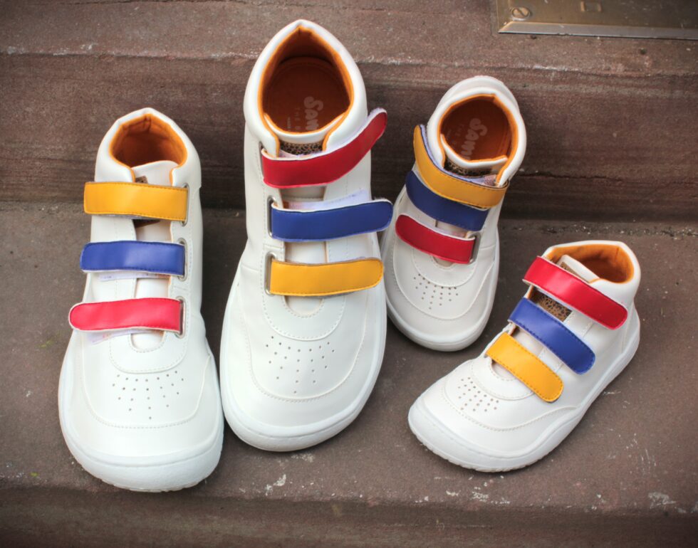 basket, barefoot, chaussures minimalistes, scratch, velcro