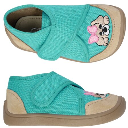 Barefoot, chaussure minimaliste, toile, lin