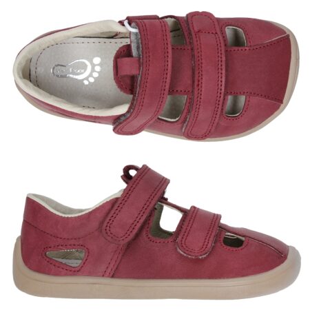 Barefoot, chaussure minimaliste, cuir, sandales