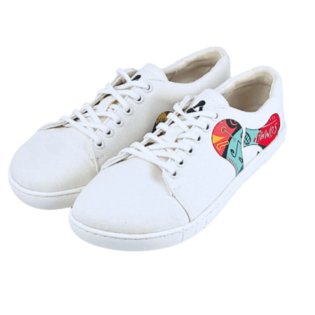 Barefoot, chaussure minimaliste, coton