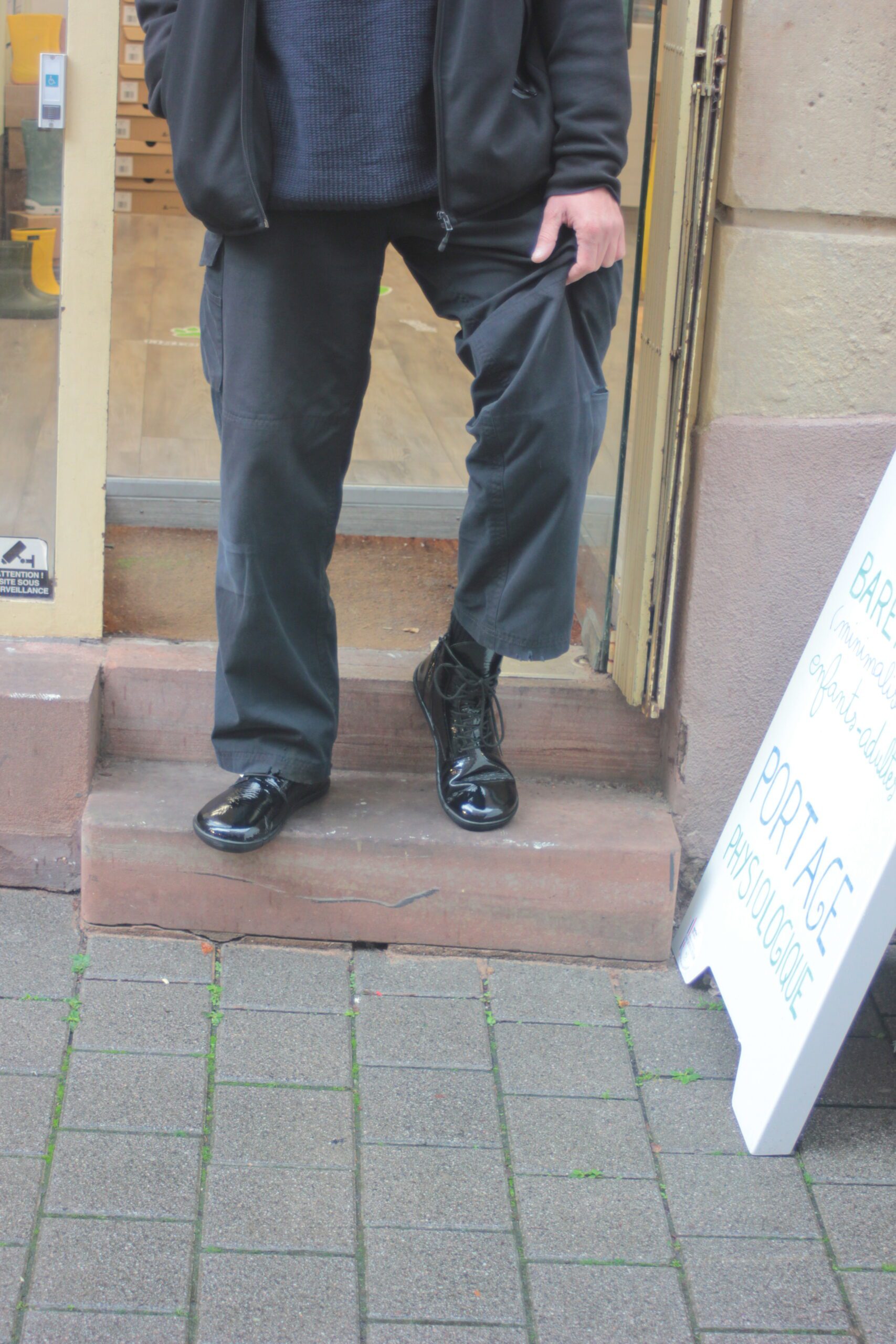 Barefoot, chaussure minimaliste, cuir